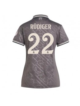 Real Madrid Antonio Rudiger #22 Replika Tredje Kläder Dam 2024-25 Kortärmad